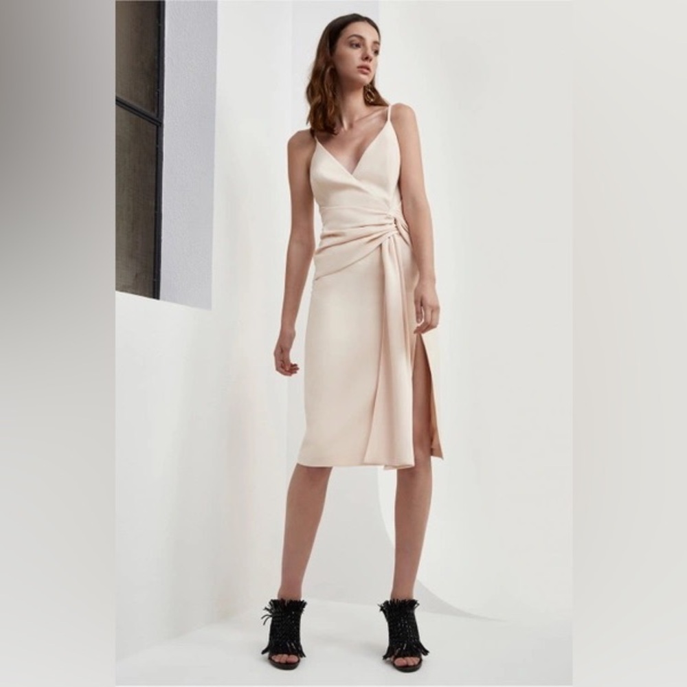 C/meo collective Enlighten midi dress with‎ slit